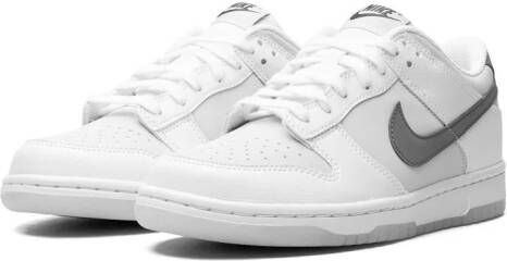 Nike Kids Dunk Low "Reflective Swoosh" sneakers Wit