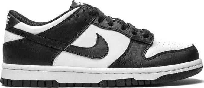 Nike Kids Dunk Low Retro "Panda Black White" sneakers Zwart