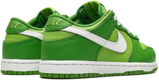 Nike Kids Dunk Low "Chlorophyll" sneakers Groen