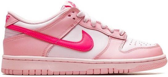 Nike Kids Dunk Low "Triple Pink" sneakers Roze