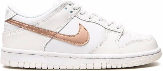 Nike Kids Dunk Low sneakers Wit