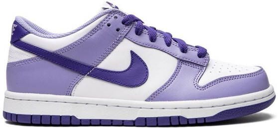 Nike Kids Dunk Low sneakers Wit