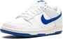 Nike Kids "Dunk Low Summit White Hyper Royal sneakers" Wit - Thumbnail 3