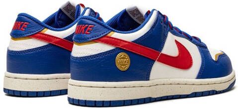 Nike Kids "Dunk Low Superhero sneakers " Blauw