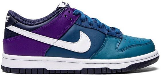Nike Kids Dunk low-top sneakers Blauw