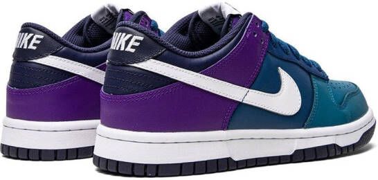 Nike Kids Dunk low-top sneakers Blauw