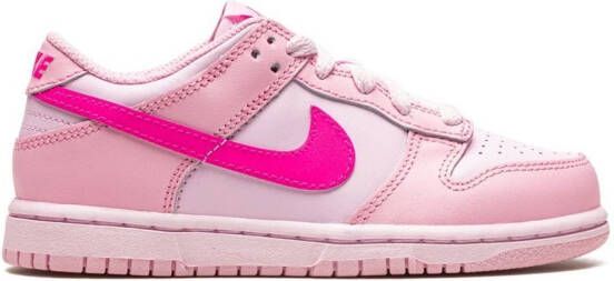 Nike Kids Dunk low-top sneakers Roze