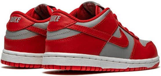 Nike Kids Dunk low-top sneakers Wit