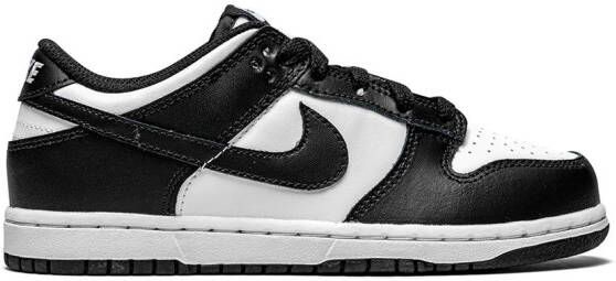 Nike Kids Dunk Low "Black White" sneakers Wit