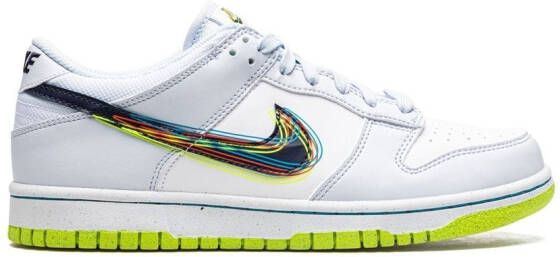 Nike Kids Dunk low-top sneakers Wit