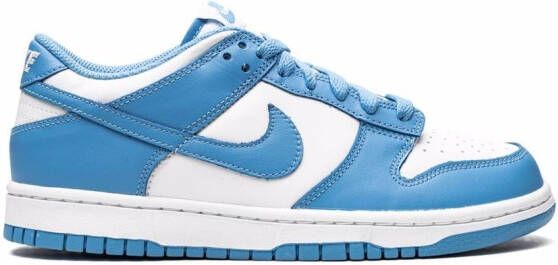 Nike Kids "Dunk Low UNC 2021 sneakers" Wit