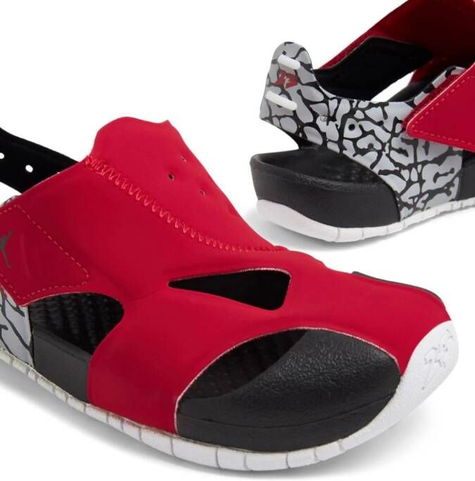 Nike Kids Jordan Flare uitgesneden sandalen Rood