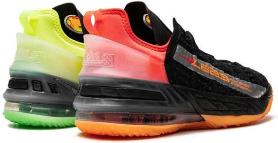 Nike Kids LeBron 18 low-top sneakers Zwart