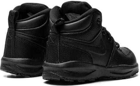 Nike Kids "Manoa leren Triple Black laarzen " Zwart