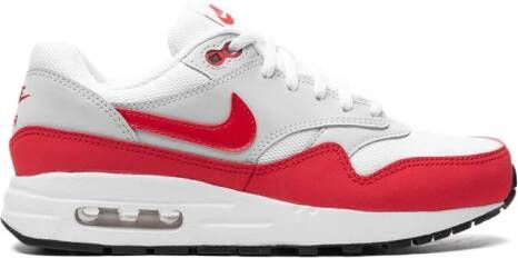 Nike Kids Nike Air Max 1 GS "White Neutral Grey Sports Red" sneakers Wit