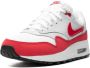 Nike Kids Nike Air Max 1 GS "White Neutral Grey Sports Red" sneakers Wit - Thumbnail 3