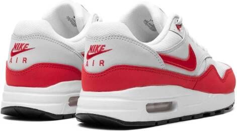 Nike Kids Nike Air Max 1 GS "White Neutral Grey Sports Red" sneakers Wit