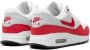Nike Kids Nike Air Max 1 GS "White Neutral Grey Sports Red" sneakers Wit - Thumbnail 4