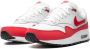 Nike Kids Nike Air Max 1 GS "White Neutral Grey Sports Red" sneakers Wit - Thumbnail 5