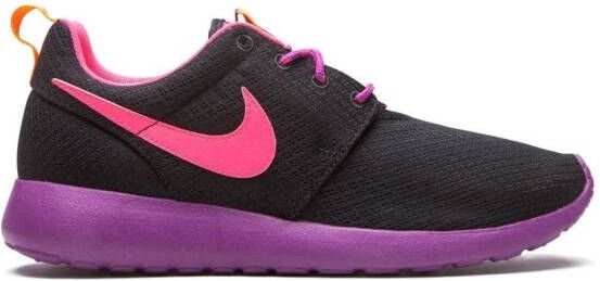 Nike Kids Roshe Run low-top sneakers Zwart