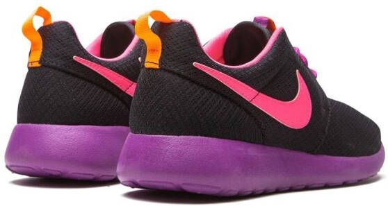 Nike Kids Roshe Run low-top sneakers Zwart