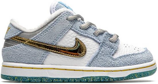 Nike Kids SB Dunk Low Pro QS sneakers Grijs