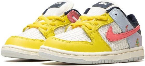 Nike Kids "SB Dunk Low Be True sneakers" Wit