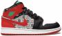 Nike Kids Teen Jordan 1 Mid "Ugly Christmas Sweater" sneakers" Wit - Thumbnail 2