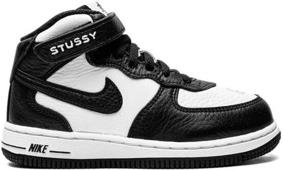 Nike Kids x Stussy Air Force 1 low-top sneakers Zwart