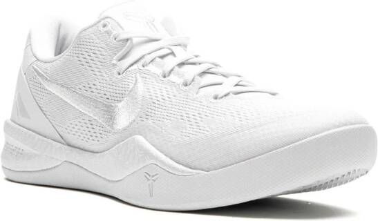 Nike "Kobe 8 Protro Triple White sneakers" Wit