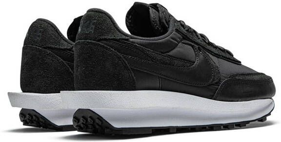 Nike "LDWaffle Black Nylon sneakers" Zwart
