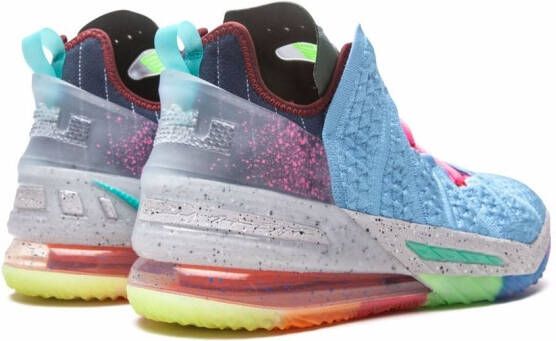 Nike LeBron 18 'Best Of 1-9' sneakers Blauw