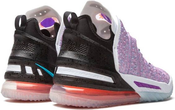 Nike LeBron 18 high-top sneakers Roze