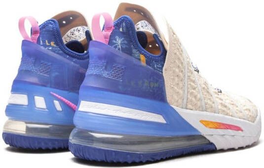 Nike LeBron 18 'Los Angeles By Day' sneakers Beige