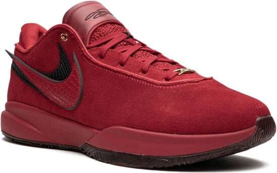 Nike "LeBron 20 Liverpool sneakers" Rood