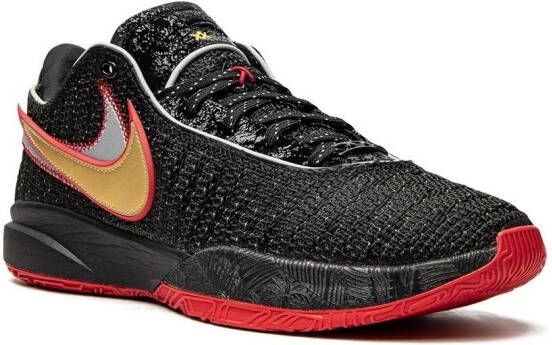 Nike LeBron 20 low-top sneakers Zwart