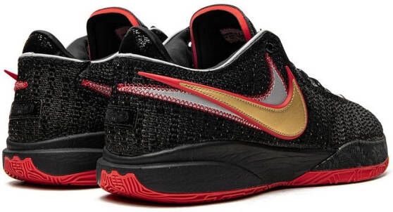 Nike LeBron 20 low-top sneakers Zwart