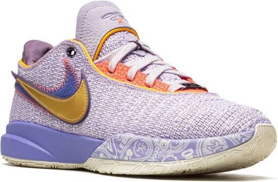 Nike LeBron 20 'Violet Frost' sneakers Paars