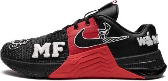 Nike "Metcon 8 MF Mat Fraser Black Red sneakers" Zwart