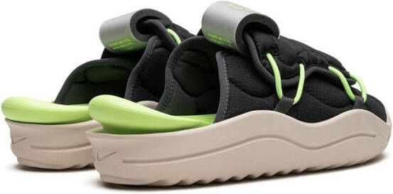 Nike "Air More Uptempo OG Black White slippers" Zwart - Foto 12