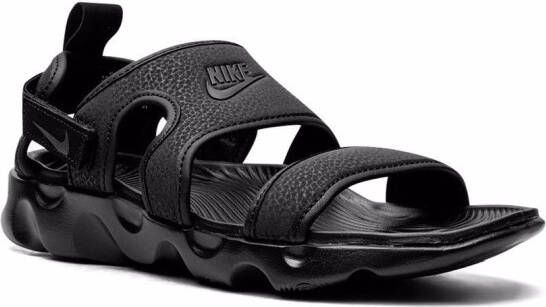 Nike "Owaysis Triple Black sandalen" Zwart