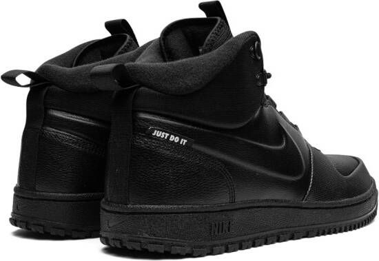 Nike Leren sneakers Zwart