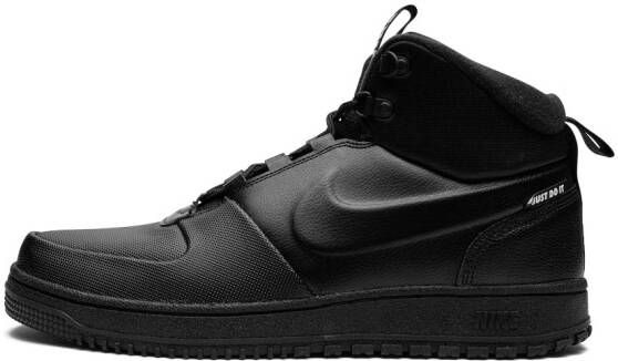 Nike Leren sneakers Zwart