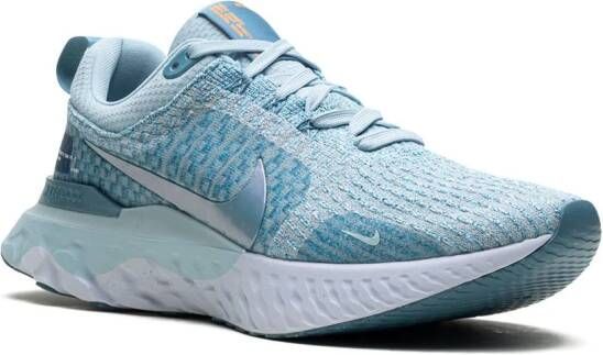 Nike React Infinity Run FK 3 "Ocean Bliss" sneakers Blauw