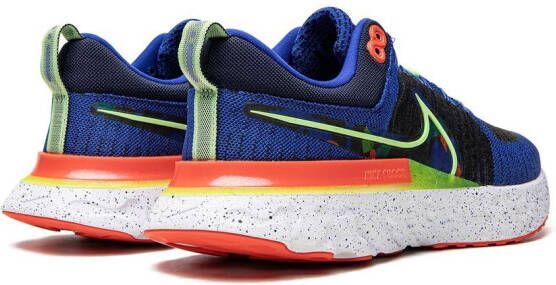 Nike React Infinity Run Flyknit 2 sneakers Blauw