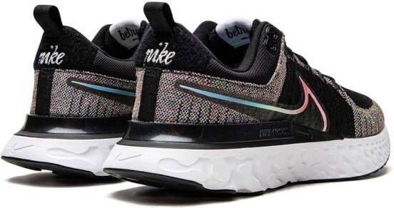 Nike React Infinity Run Flyknit 2 sneakers Zwart