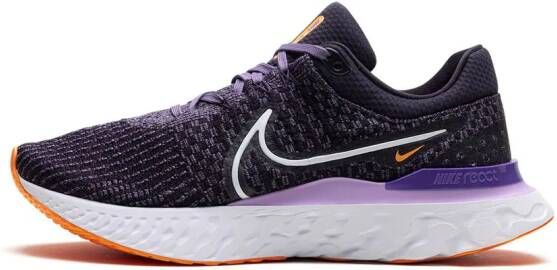 Nike React Infinity Run Flyknit 3 "Cave Purple" sneakers Paars