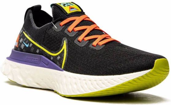 Nike React Infinity Run Flyknit AS sneakers Zwart