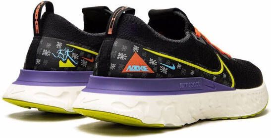Nike React Infinity Run Flyknit AS sneakers Zwart