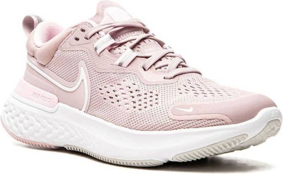 Nike React Miler 2 low-top sneakers Roze